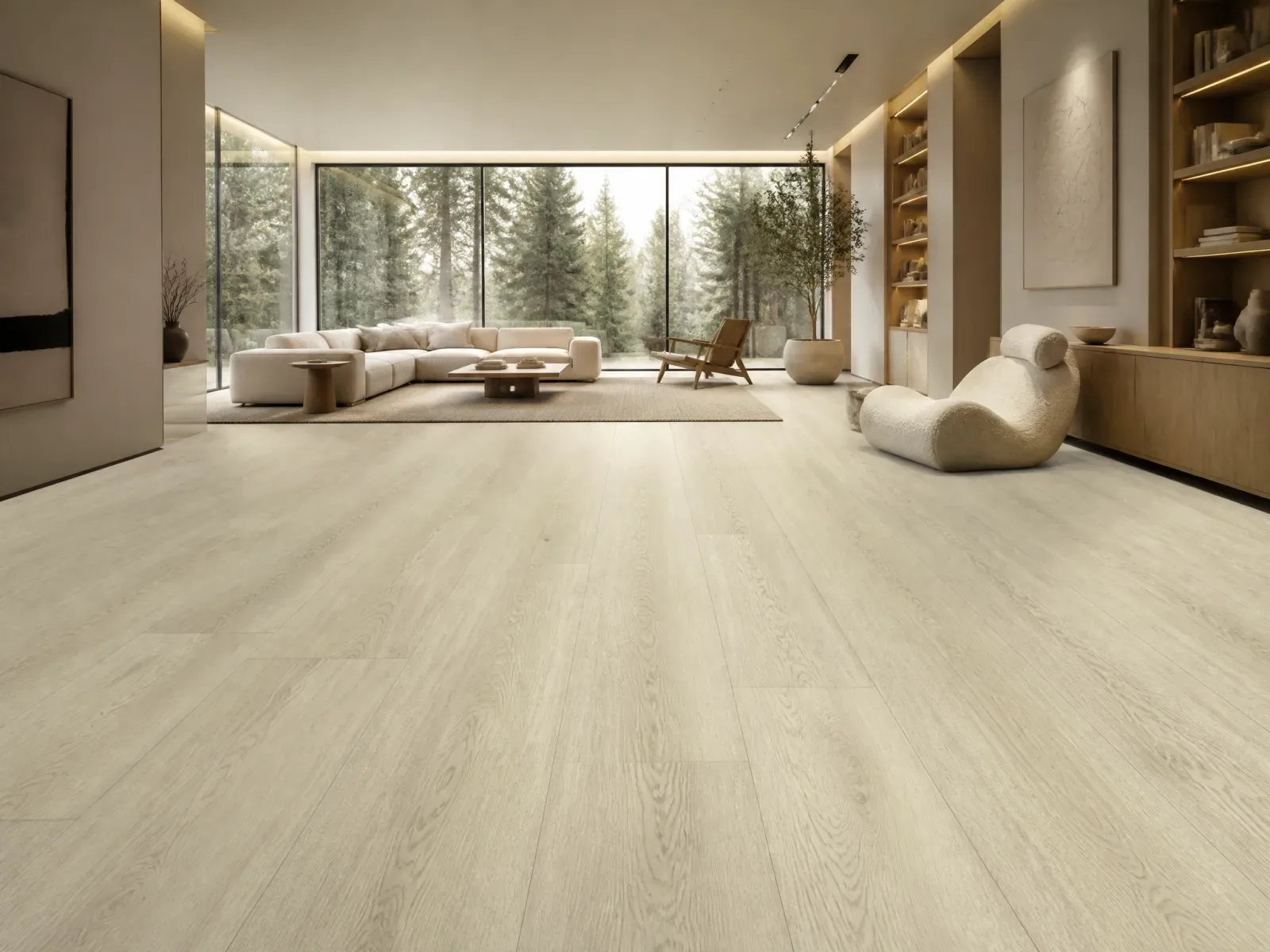 Biscuit Oak Pinnacle flooring in a living room