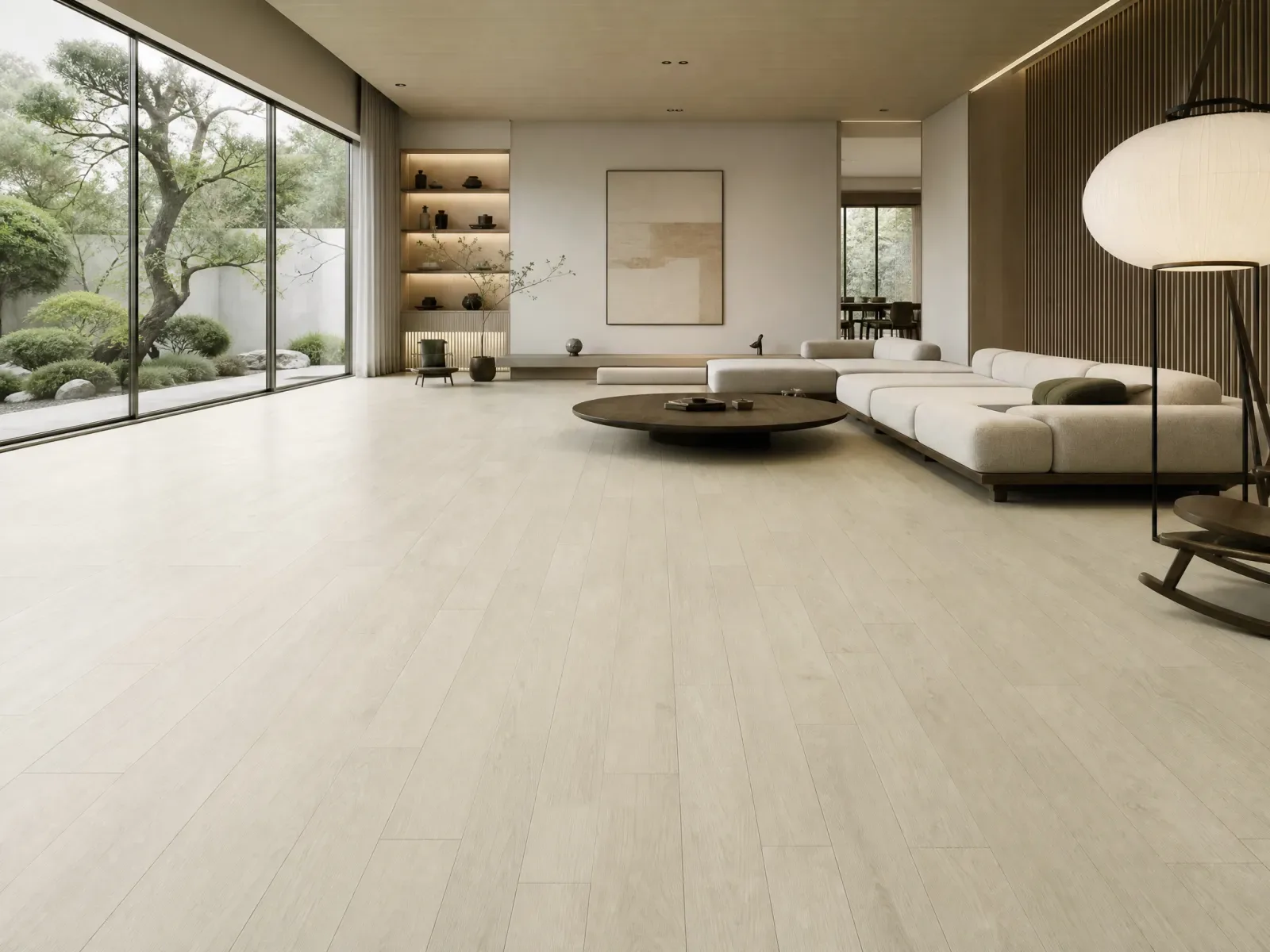 Moonlit Oak Pinnacle flooring in a living room