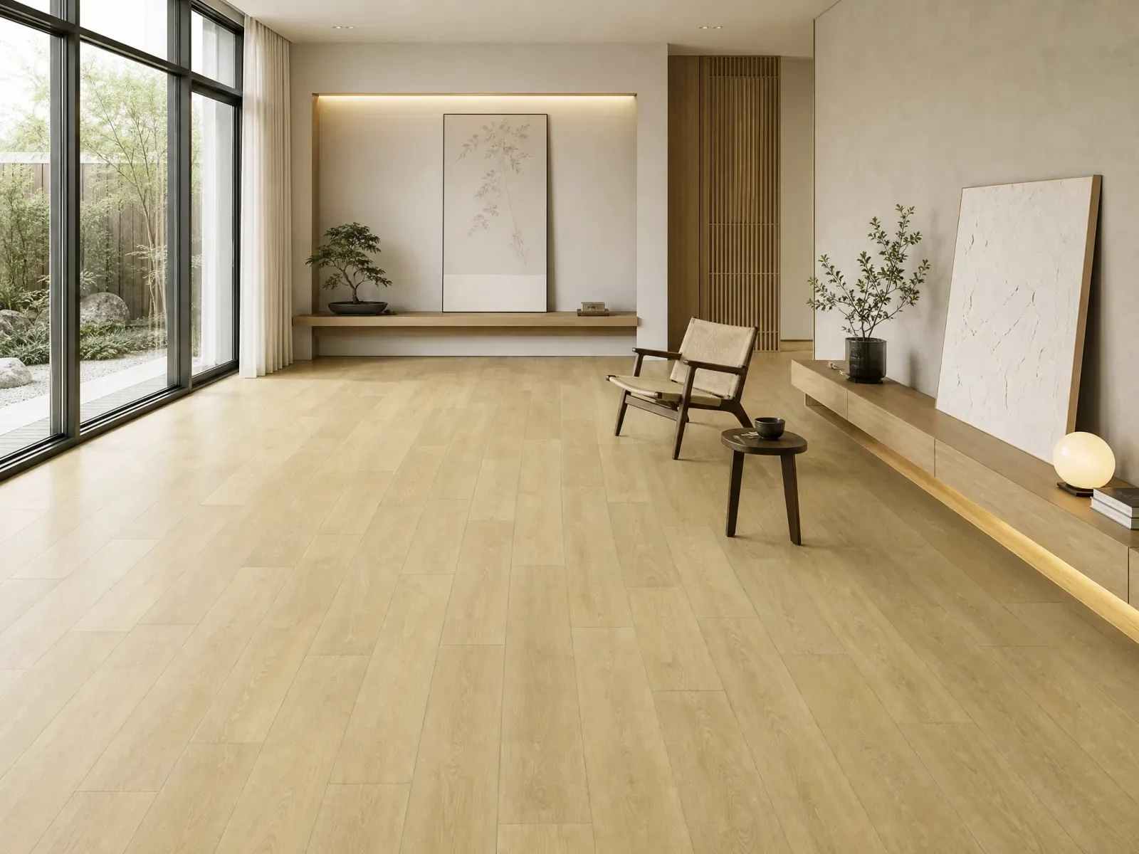 Oat Oak Pinnacle flooring in a living room