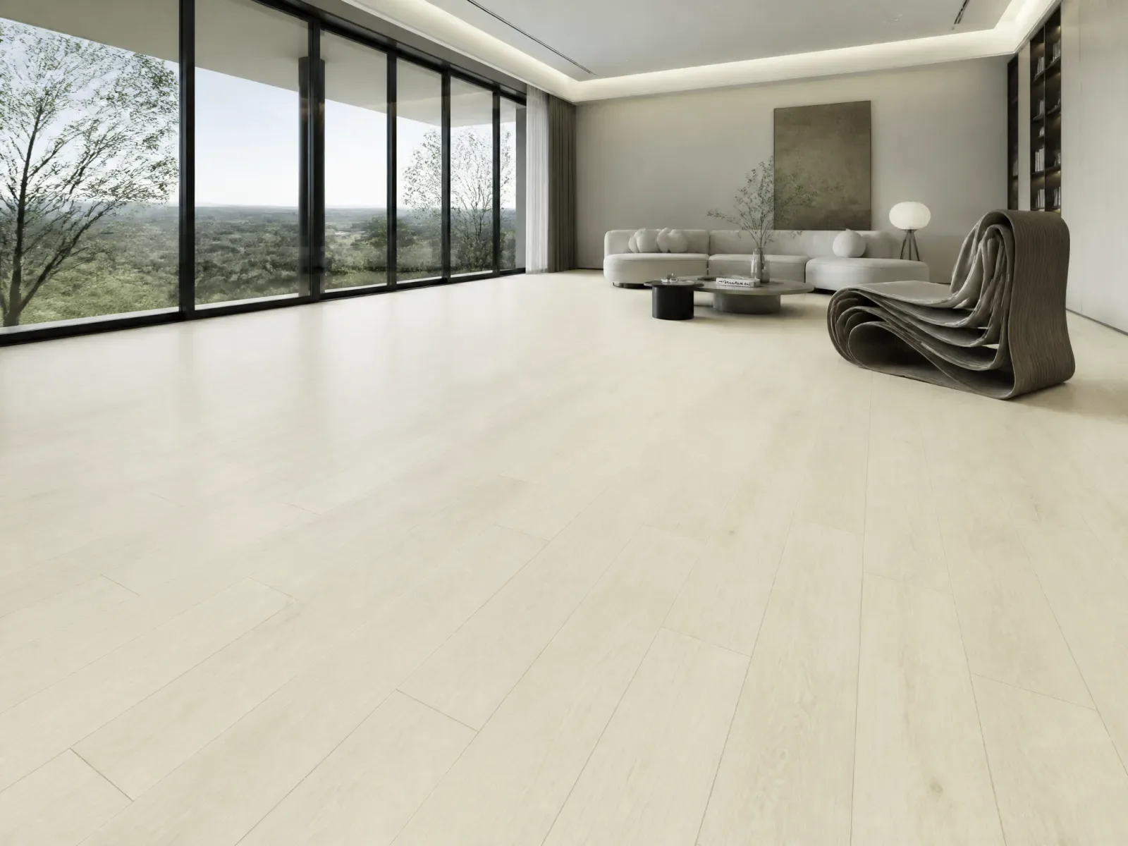 Arctic Oak Pioneer flooring in a living room
