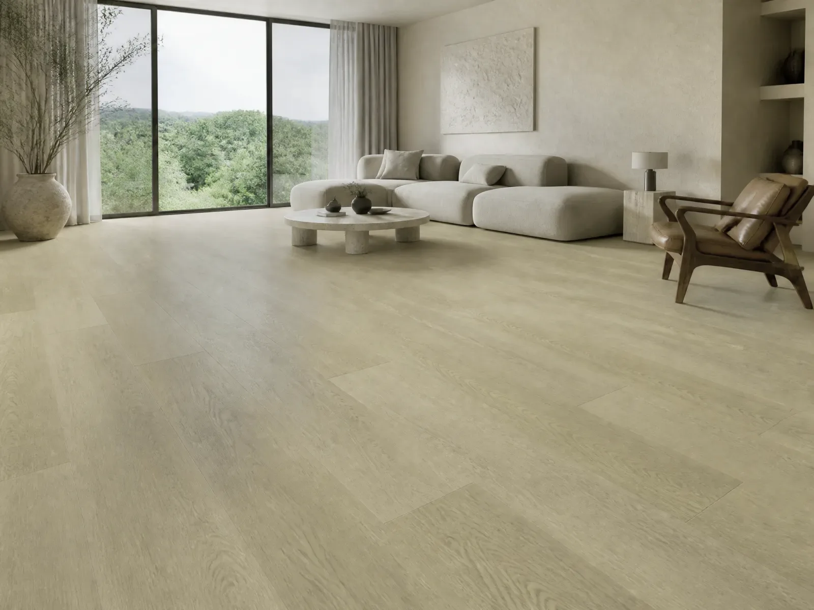 Stonewash Oak Pioneer flooring in a living room